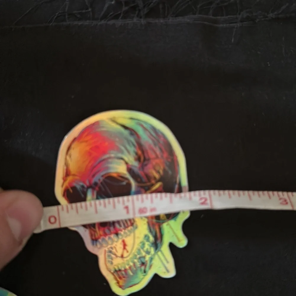 Holographic skull stickers/decals